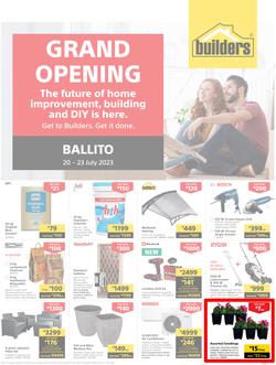 Builders : Grand Opening Ballito (20 July - 23 July 2023), page 1