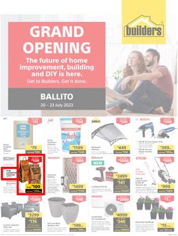 Builders : Grand Opening Ballito (20 July - 23 July 2023), page 1