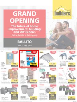Builders : Grand Opening Ballito (20 July - 23 July 2023), page 1