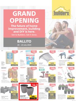 Builders : Grand Opening Ballito (20 July - 23 July 2023), page 1