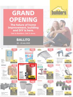 Builders : Grand Opening Ballito (20 July - 23 July 2023), page 1