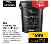 Fired Earth Painters Pro Plaster Primer-20L