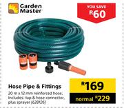 Garden Master Hose Pipe & Fittings