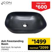 Icon Ash Freestanding Basin