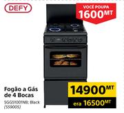 Defy Fogao A gas de 4 bocas