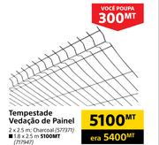 Tempestade Vedacao de Painel 2 x 2.5m