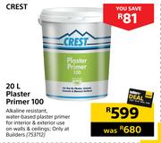 Crest Plaster Primer 100-20Ltr