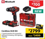 Einhell Cordless Drill Kit