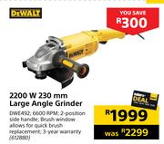 DeWalt 2200W 230mm Large Angle Grinder DWE492