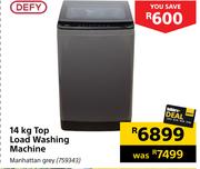 Defy 14kg Top Load Washing Machine