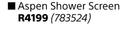 Aspen Shower Screen 785524
