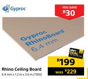 Gyproc Rhino Ceiling Board 6.4m x 1.2m x 3.0m