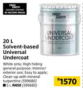 Fired Earth Solvent Based Universal Undercoat-20L