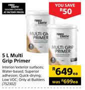 Fired Earth Multi Grip Primer-5L Each