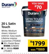 Duram Satin Touch (White)-5L