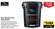 Fired Earth Painters Pro Soft Sheen-20L