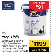 Dulux Acrylic PVA-20L