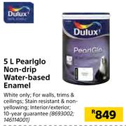 Dulux Pearlglo Non Drip Water Based Enamel-5L