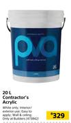 Contractor's Acrylic PVA-20L