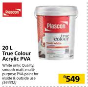 Plascon True Colour Acrylic PVA-20L
