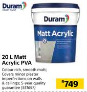 Duram Matt Acrylic PVA-20L