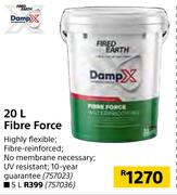 Fired Earth Damp X Fibre Force-20L