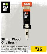 Go Paint 38mm Wood One Brush