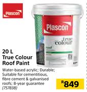 Plascon True Colour Roof Paint-20L