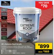 Fired Earth Extreme Roof Acrylic-20L