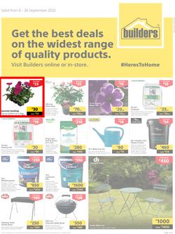 Builders Botswana : Get The Best Deals On The Widest Range Of Quality Products (06 September - 26 September 2022), page 1