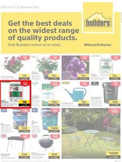 Builders Botswana : Get The Best Deals On The Widest Range Of Quality Products (06 September - 26 September 2022), page 1