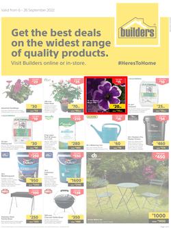 Builders Botswana : Get The Best Deals On The Widest Range Of Quality Products (06 September - 26 September 2022), page 1