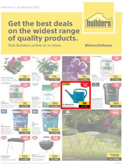 Builders Botswana : Get The Best Deals On The Widest Range Of Quality Products (06 September - 26 September 2022), page 1