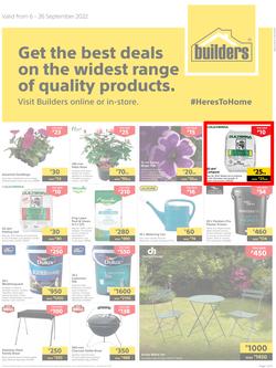 Builders Botswana : Get The Best Deals On The Widest Range Of Quality Products (06 September - 26 September 2022), page 1