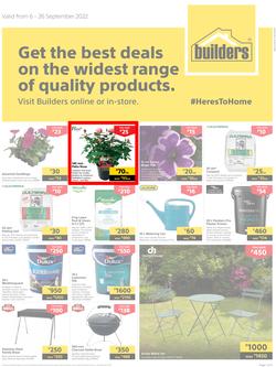 Builders Botswana : Get The Best Deals On The Widest Range Of Quality Products (06 September - 26 September 2022), page 1