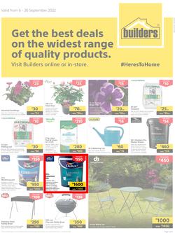 Builders Botswana : Get The Best Deals On The Widest Range Of Quality Products (06 September - 26 September 2022), page 1
