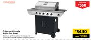 Megamaster 5 Burner Crusade Patio Gas Braai
