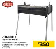 Expert Grill Adjustable Family Braai