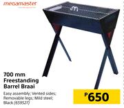 Megamaster 700mm Freestanding Barrel Braai