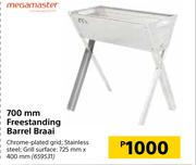 Megamaster 700mm Freestanding Barrel Braai