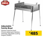 Expert Grill Adjustable Family Braai