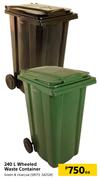 240L Wheeled Waste Container-Each