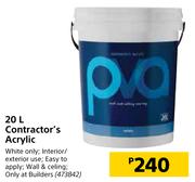 Contractor's Acrylic PVA-20L