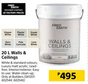 Fired Earth Walls & Ceilings-20L