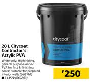 Citycoat Contractor's Acrylic PVA-5L