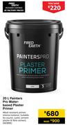 Fired Earth Painters Pro Water-Based Plaster Primer-20Ltr