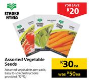 Starke Ayres Assorted Vegetable Seeds-Each
