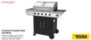 Megamaster 5-Burner Crusade Patio Gas Braai