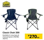 Camp Master Classic Chair 200- Each