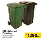 240L Wheeled Container-Each